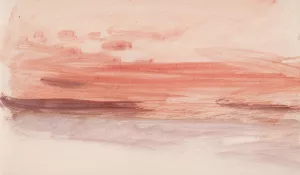 The Channel Sketchbook 12 by Joseph Mallord William Turner Oil Painting