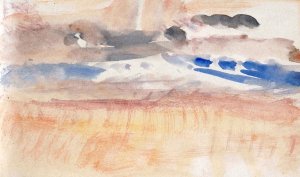 The Channel Sketchbook 18 by Joseph Mallord William Turner Oil Painting