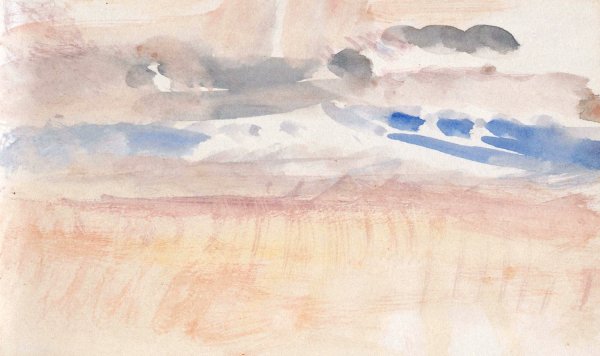 The Channel Sketchbook 20  by Joseph Mallord William Turner - Hand-Painted Oil Painting Reproduction