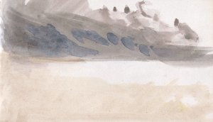 The Channel Sketchbook 21 by Joseph Mallord William Turner Oil Painting
