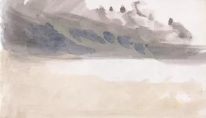 The Channel Sketchbook 21 by Joseph Mallord William Turner Oil Painting