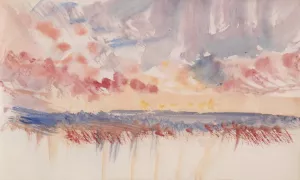 The Channel Sketchbook 29 by Joseph Mallord William Turner Oil Painting