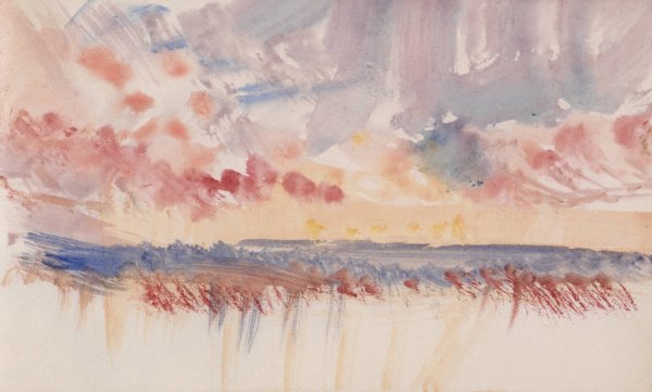 The Channel Sketchbook 29  by Joseph Mallord William Turner - Hand-Painted Oil Painting Reproduction