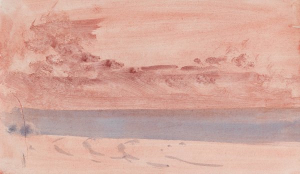 The Channel Sketchbook 39  by Joseph Mallord William Turner - Hand-Painted Oil Painting Reproduction