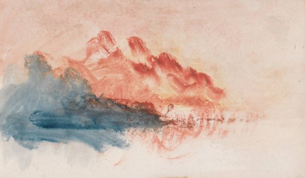 The Channel Sketchbook 45  by Joseph Mallord William Turner - Hand-Painted Oil Painting Reproduction