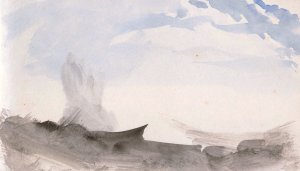The Channel Sketchbook 50 by Joseph Mallord William Turner Oil Painting