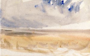 The Channel Sketchbook 7 by Joseph Mallord William Turner Oil Painting