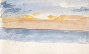 The Channel Sketchbook 9 by Joseph Mallord William Turner Oil Painting