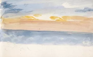 The Channel Sketchbook 9 by Joseph Mallord William Turner Oil Painting