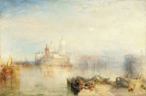 The Dogana and Santa Maria della Salute Oil painting by Joseph Mallord William Turner