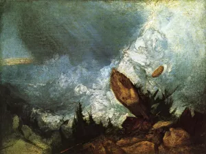 The Fall of an Avalanche in the Grisons painting by Joseph Mallord William Turner