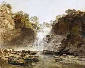 The Falls of Clyde by Joseph Mallord William Turner - Oil Painting Reproduction