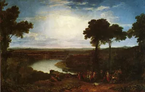 The Festival Upon the Opening of the Vintage at Macon by Joseph Mallord William Turner - Oil Painting Reproduction