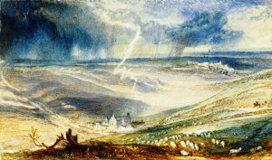 The Field of Waterloo, from the Picton Tree Oil painting by Joseph Mallord William Turner