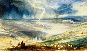 The Field of Waterloo, from the Picton Tree by Joseph Mallord William Turner - Oil Painting Reproduction