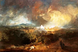 The Fifth Plague of Egypt painting by Joseph Mallord William Turner