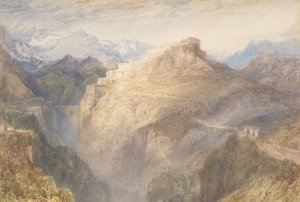 The Fort of L'Esseillon, Val de la Maurienne, France by Joseph Mallord William Turner Oil Painting