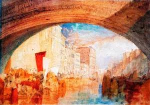 The Grand Canal, Venice by Joseph Mallord William Turner - Oil Painting Reproduction