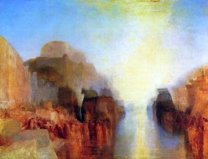 The Harbour of Brest The Quayside and Chateau by Joseph Mallord William Turner Oil Painting