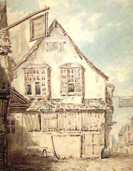 Main Product Photo of The 'Heart of Oak' Inn Painting by Joseph Mallord William Turner