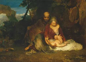 The Holy Family by Joseph Mallord William Turner - Oil Painting Reproduction