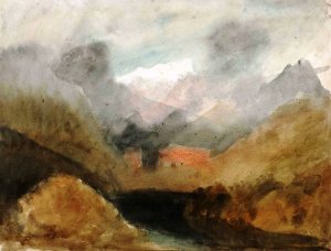 The Hospice of the Great St Bernard by Joseph Mallord William Turner Oil Painting