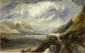 The Junction of the Lahn and the Rhine by Joseph Mallord William Turner Oil Painting