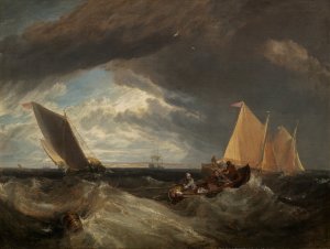 The Junction of the Thames and Medway by Joseph Mallord William Turner Oil Painting