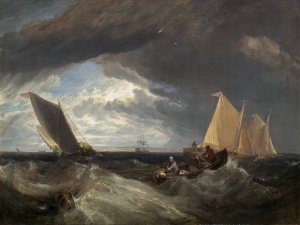 The Junction of the Thames and the Medway by Joseph Mallord William Turner Oil Painting