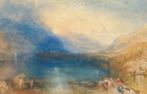 The Lake of Zug Oil painting by Joseph Mallord William Turner
