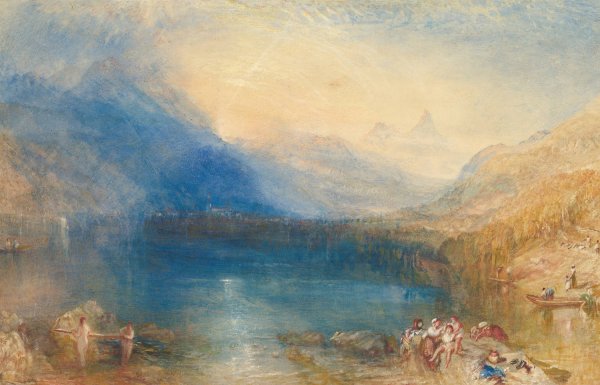 The Lake of Zug  by Joseph Mallord William Turner - Hand-Painted Oil Painting Reproduction
