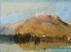 The Lantern of Roche-Corbon, Near Tours Oil painting by Joseph Mallord William Turner