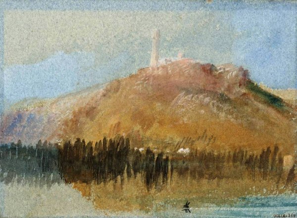 The Lantern of Roche-Corbon, Near Tours by Joseph Mallord William Turner - Hand-Painted Oil Painting Reproduction