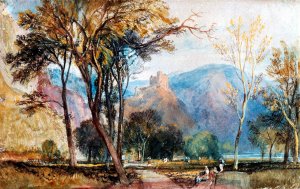 The Marxburg by Joseph Mallord William Turner Oil Painting