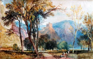The Marxburg by Joseph Mallord William Turner Oil Painting