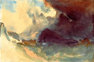 The Mewstone, Devon Oil painting by Joseph Mallord William Turner