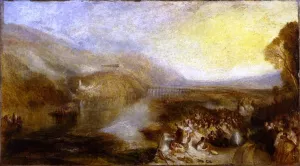 The Opening of the Wallhalla, 1842 painting by Joseph Mallord William Turner