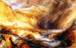 The Pass at Faido, St. Gotthard by Joseph Mallord William Turner - Oil Painting Reproduction