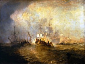 The Prince of Orange, William III, Embarked from Holland, and Landed at Torbay, November 4th, 1688, after a Stormy Passage by Joseph Mallord William Turner Oil Painting