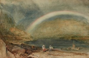 The Rainbow; Osterspai and Filsen Oil painting by Joseph Mallord William Turner