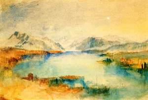 The Rigi, Lake Lucerne by Joseph Mallord William Turner - Oil Painting Reproduction