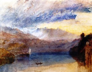 The Sarner See, Evening by Joseph Mallord William Turner Oil Painting