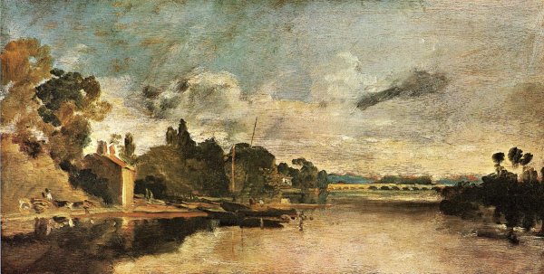 Main Product Photo of The Thames Near Walton Bridges Painting by Joseph Mallord William Turner
