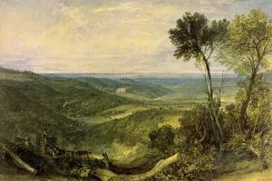 The Vale of Ashburnham by Joseph Mallord William Turner - Oil Painting Reproduction
