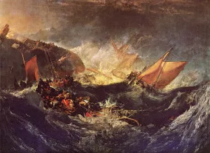 The Wreck of a Transport Ship Oil painting by Joseph Mallord William Turner