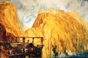 Tintagel Castle, Cornwall by Joseph Mallord William Turner Oil Painting