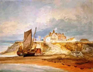 Tonbridge Castle, Kent by Joseph Mallord William Turner - Oil Painting Reproduction