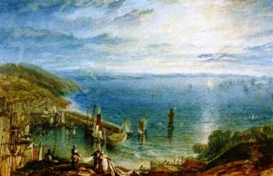 Torbay from Brixham Oil painting by Joseph Mallord William Turner