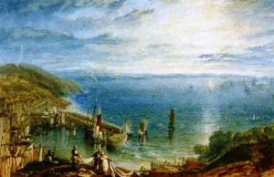 Torbay from Brixham painting by Joseph Mallord William Turner