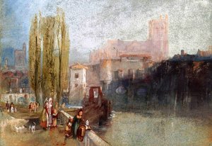 Troyes by Joseph Mallord William Turner Oil Painting